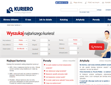 Tablet Screenshot of kuriero.pl